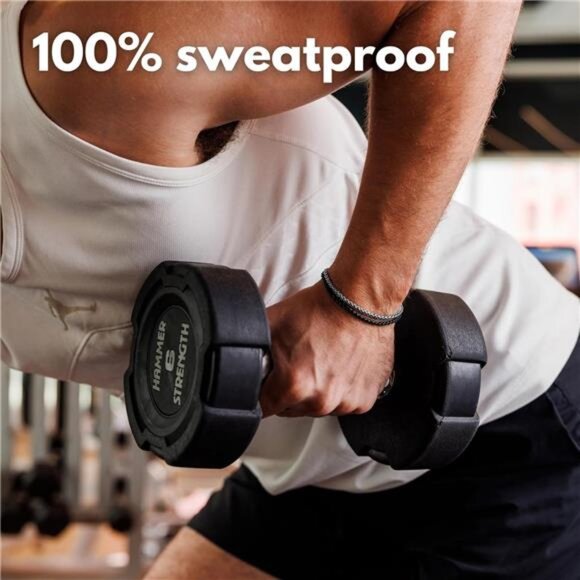 Galis Mens Bracelet - Stainless Steel for Men, Non Tarnish Rope Chain - Picture 6 of 10